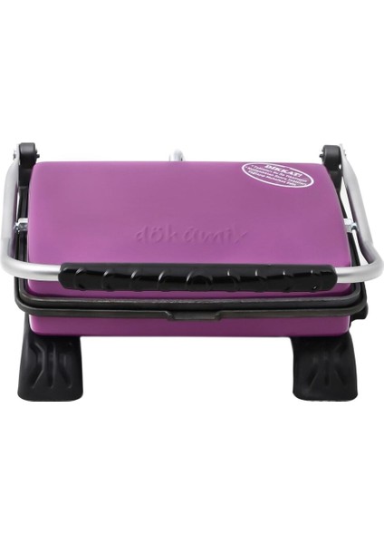 Mor Döküm Tost Makinesi, 1800W, Şık ve Organik Tasarım, Ev Kullanımı