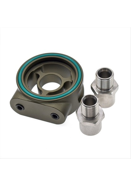 Yağ Sıcaklığı Basınç M20-1 5 3/4-16UNF Evrensel Alüminyum Yağ Filtresi Sandviç Gösterge Plakası Adaptörü Sensör Tabanı (Yurt Dışından)