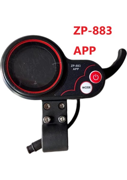 ZP-883 App Gaz Kelebeği Hızlandırıcı 6pin Ekran Scooter Pano Taşınabilir Yedek Elektrikli Scooter Parçaları (Yurt Dışından) modelleri