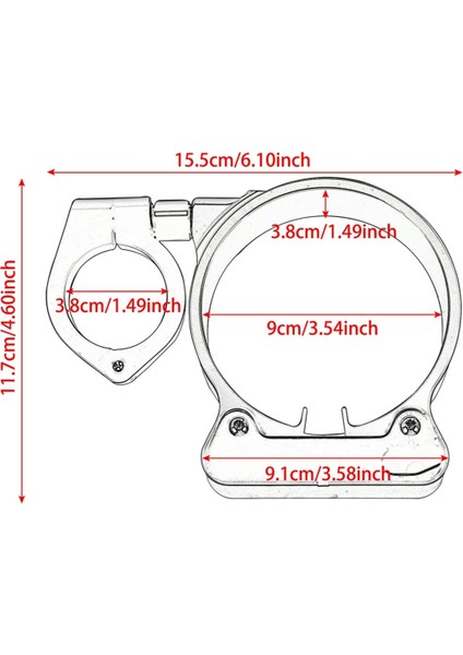 Motosiklet Yan Metre Braketi Yan Montaj Enstrüman Braketi Harley-Davidson XL883/1200C/N/L/R X48 Siyah (Yurt Dışından) fırsatları