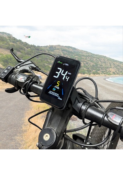 Elektrikli Bisiklet LCD Ekran X3 24V 36V 48V Renkli Ekran 5 Pin Su Geçirmez Bağlantı Fişi (Yurt Dışından) fiyatları