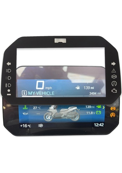 Motosiklet Tft Ekran LCD Ön Cam Ekran Dış Panel Bmw F900XR C400GT R1200GS R1250GS Adv S1000 Rr/xr (Yurt Dışından) indirimleri