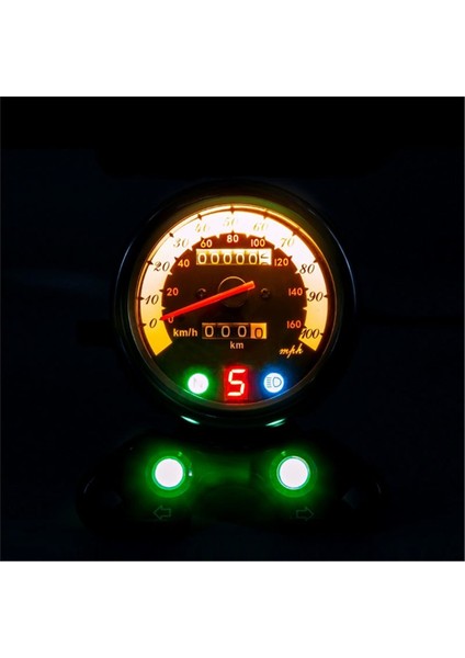Evrensel Motosiklet Kilometre Saati Ölçer Kilometre Sayacı Suzuki GN125 TU250 Retro Motosiklet Modifikasyon Enstrüman (Yurt Dışından) fiyatları
