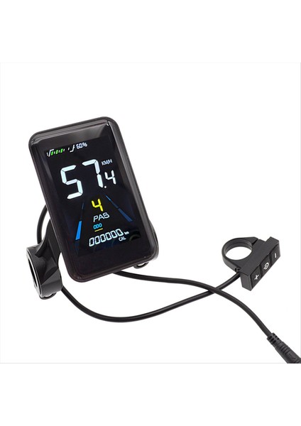 Elektrikli Bisiklet LCD Ekran X3 24V 36V 48V Renkli Ekran 6pin Su Geçirmez Bağlantı Fişi (Yurt Dışından)