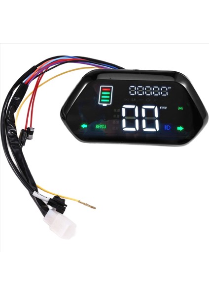 48V 60V 72V LED Ekran Ölçer Kontrol Paneli E-Bisiklet Scooter Için Motor Kontrol Ekranı (Yurt Dışından) fiyatları