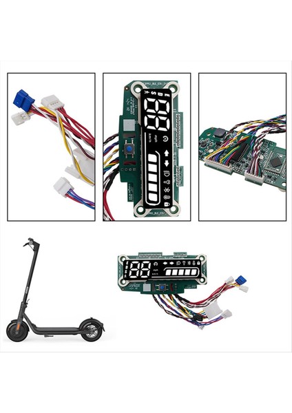 Ninebot E2 Pro Elektrikli Scooter Yedek Parçaları Için Gösterge Paneli Düzeneği Yükseltilmiş Devre Kartı (Yurt Dışından) modelleri