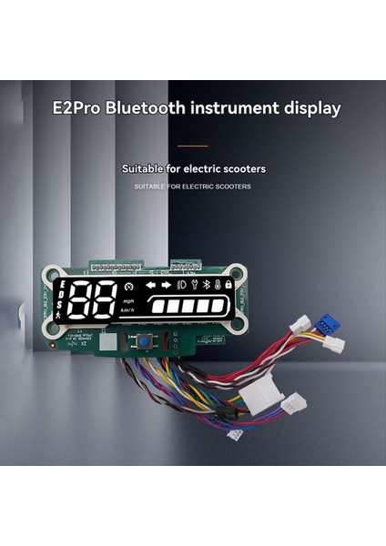 Ninebot E2 Pro Elektrikli Scooter Yedek Parçaları Için Gösterge Paneli Düzeneği Yükseltilmiş Devre Kartı (Yurt Dışından) fırsatları