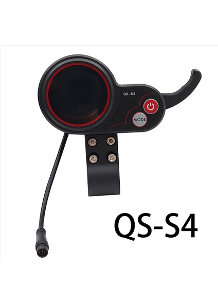 2x Qs-S4 36V-60V Başparmak Gaz LCD Ekran + Ateşleme Kilit Anahtarı Sıfır 8 9 10 8x 10X Elektrikli Scooter 6pın Ekran (Yurt Dışından) fırsatları