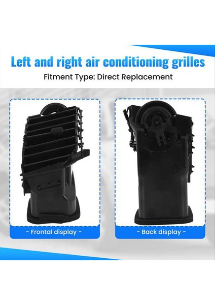 Toyota Hilux 2004-2015 Merkezi Kontrol A/c Hava Havalandırma Montajı Için 1paır Gösterge Klima Outlet Grille Nozul (Yurt Dışından) indirimleri