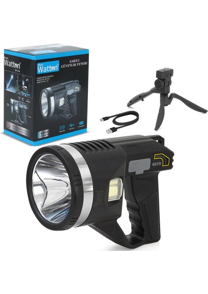 Tripod Şarjlı Güvenlik Feneri WT-416 modelleri