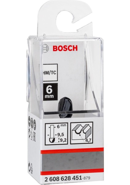 6mm Şaftlı Dayamaklı Fitil Freze Ucu 6*9,5 2608628451 fiyatları