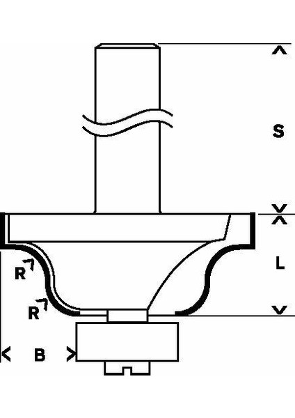 6mm Şaftlı Profil Çekme Freze Ucu 6*28,6*54 2608628454 modelleri
