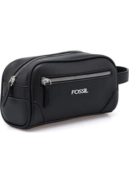 Şık Siyah Erkek Klasik Traş Çantası, Pratik ve Konforlu Tasarım