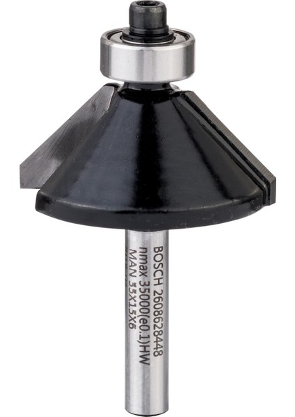 6mm Şaftlı Pah Kırma Freze Ucu 6*34,9*56 2608628448