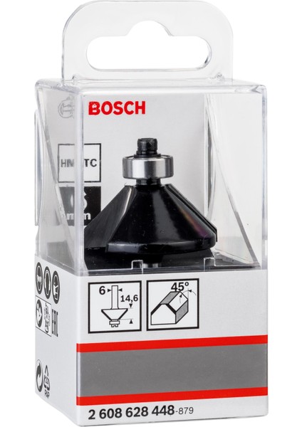 6mm Şaftlı Pah Kırma Freze Ucu 6*34,9*56 2608628448 fiyatları