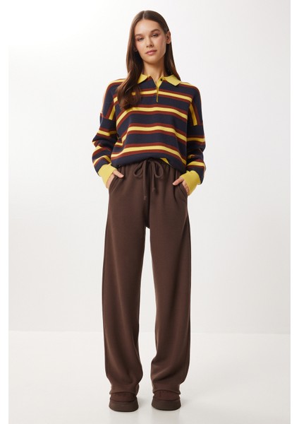 Çok Yumuşak Dokulu Selanik Eşofman Altı LUB0063 Acı Kahve fiyatları