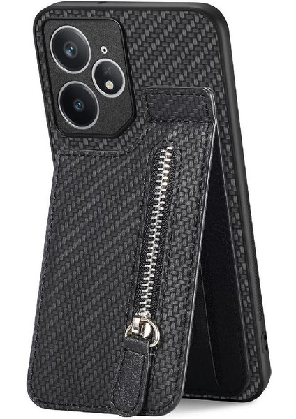 Realme Neo 7 Kılıf Standı Manyetik Araç Montaj Cüzdan Fermuar (Yurt Dışından)