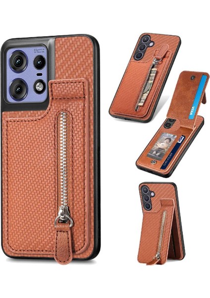 Motorola Edge 50 Pro Fermuar Cüzdan Standı Manyetik Kılıf (Yurt Dışından) indirimleri