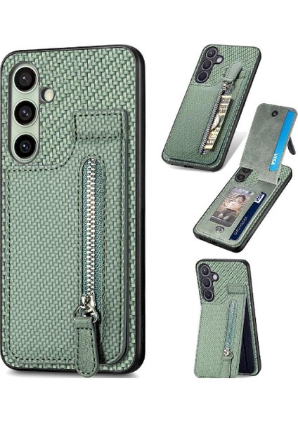 Samsung Galaxy A56 Cüzdan Manyetik Yuvası Kılıf (Yurt Dışından)