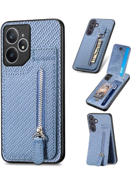 Realme Neo 7 Kılıf Standı Manyetik Araç Montaj Cüzdan Fermuar (Yurt Dışından)