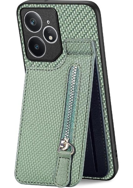 Realme Neo 7 Kılıf Standı Manyetik Araç Montaj Cüzdan Fermuar (Yurt Dışından)