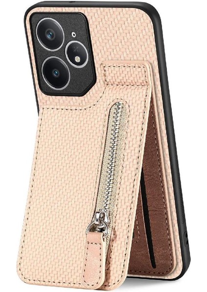 Realme Neo 7 Kılıf Standı Manyetik Araç Montaj Cüzdan Fermuar (Yurt Dışından)