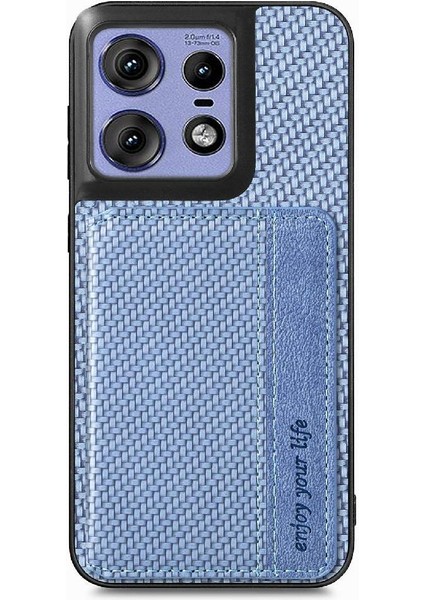 Motorola Edge 50 Pro Stand Fonksiyonu Manyetik Kart Kılıf (Yurt Dışından) fiyatları