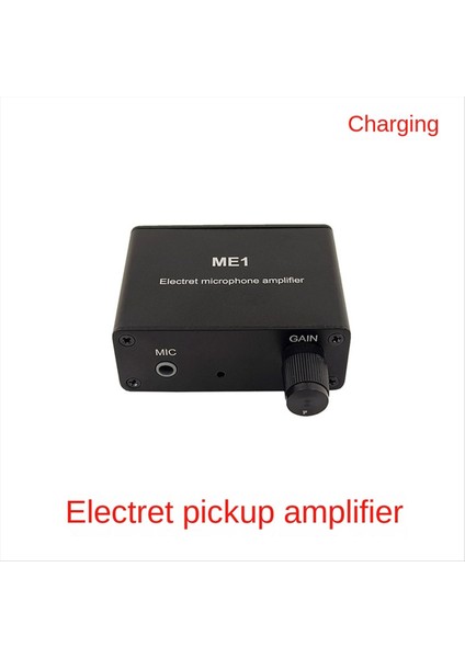 3.5mm Me1 Kondenser Mikrofon Kulaklık Amplifikatörü Ses Ön Amplifikatörü (Yurt Dışından) fiyatları