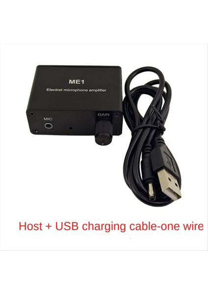 3.5mm Me1 Kondenser Mikrofon Kulaklık Amplifikatörü Ses Ön Amplifikatörü (Yurt Dışından) modelleri