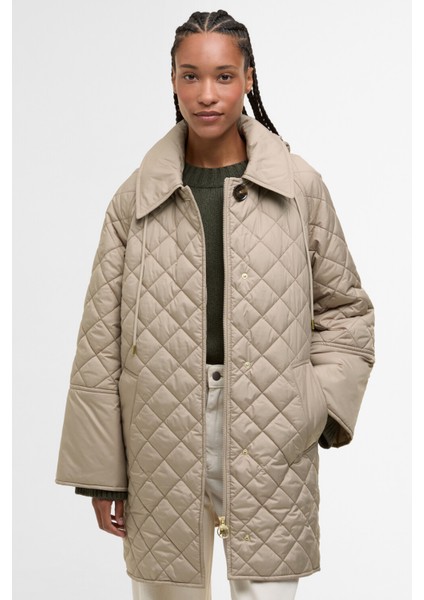 Cara Kapitone Ceket BE31 Honey/ancient Poplar