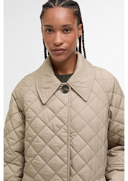 Cara Kapitone Ceket BE31 Honey/ancient Poplar