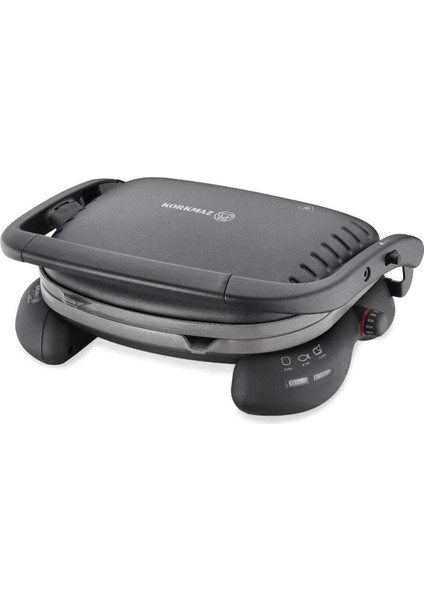 Pratik ve Şık Siyah-Bej Tost Makinesi, Kolay Kullanım ve Estetik Tasarım