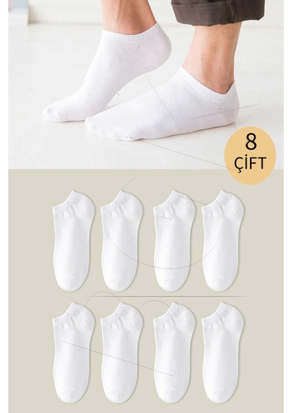 Unisex Basic Patik Çorap 8 Çift