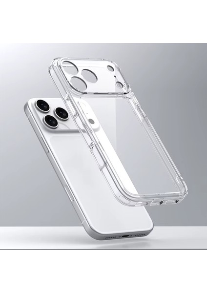 iPhone 17 Pro ile Uyumlu Slim Serisi Soft Tpu Silikon Kılıf - Şeffaf AL3324