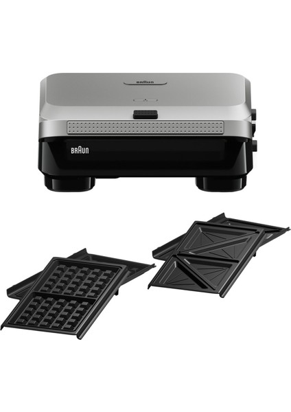 Pratik ve Şık 5 Dilimlik Tost Makinesi, Hızlı ve Eşit Pişirme Sağlar