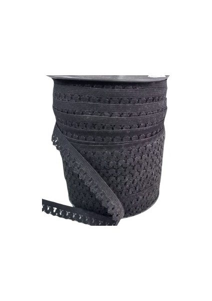 Çamaşır Askısı Şerit En 1 Cm Siyah 1 Metre