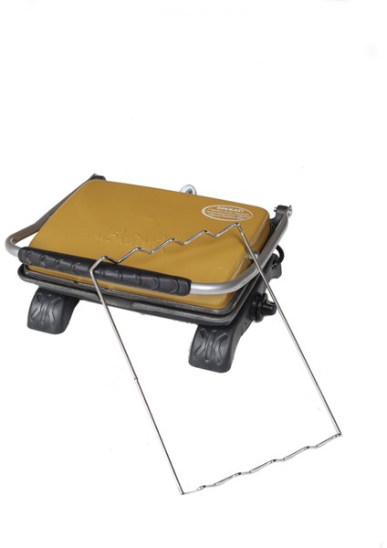 Organik Demir Döküm Izgara ve Tost Makinesi, Gold ile Izgara Aparatlı