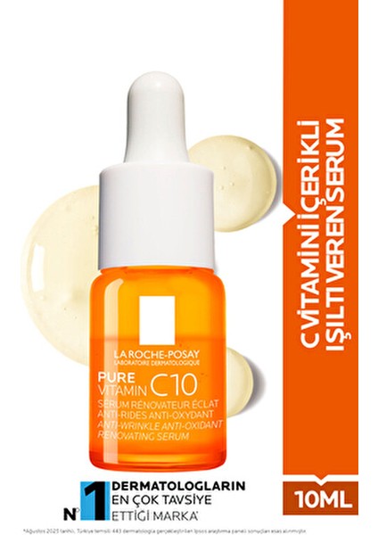 Pure Vitamin C10 Serum 10 ml Işıltı Verici Cilt İçin Antioksidan Etkili fiyatları
