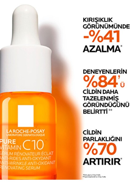Pure Vitamin C10 Serum 10 ml Işıltı Verici Cilt İçin Antioksidan Etkili fırsatları