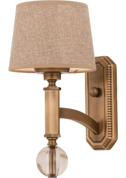 AP-35002-1ES Eskitme Kaplama Aplik E27 Metal Cam 25X18 cm