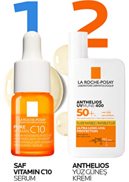 Pure Vitamin C10 Serum 10 ml Işıltı Verici Cilt İçin Antioksidan Etkili