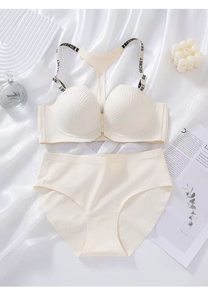 Kadın Dikişsiz Destekli Sütyen & Slip Iç Giyim Takımı W2007