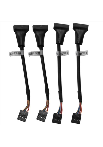 4 Adet Anakart Adaptör Kablosu, 19 Pin Usb3.0 - 9 Pin Usb2.0 Dişi (Yurt Dışından) fiyatları