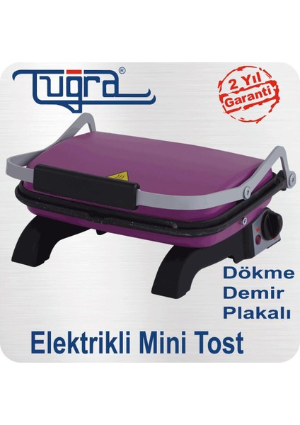 Pratik ve Şık Mini Elektrikli Tost, Hızlı ve Lezzetli Atıştırmalık