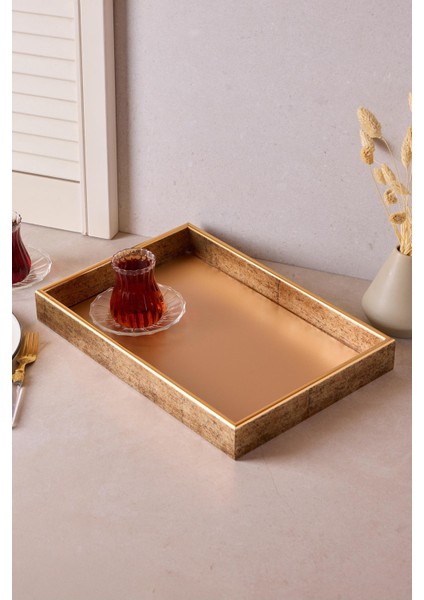 Turin Rose Dikdörtgen Tepsi 25X37 cm