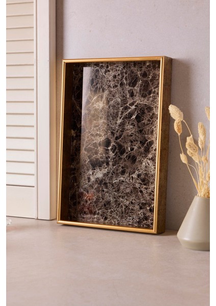 Turin Black Marble Tepsi 25X37 cm fiyatları