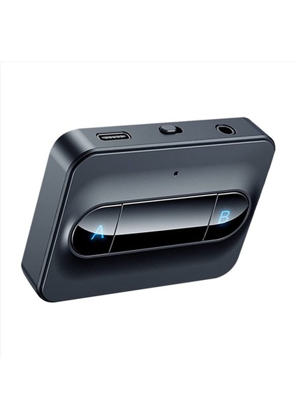 Bluetooth 5.0 Verici Adaptörü Çift Bağlantılı Kulaklık Siyah (Yurt Dışından)