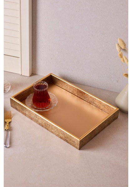 Turin Rose Dikdörtgen Tepsi 22X33CM