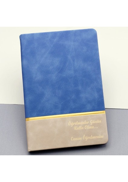 Öğretmene Özel Hediyelik Defter Mavi