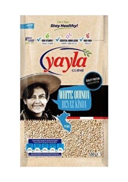 Gurme Beyaz Kinoa 500 gr Peru Menşeli Yüksek Protein ve Lif Kaynağı fiyatları